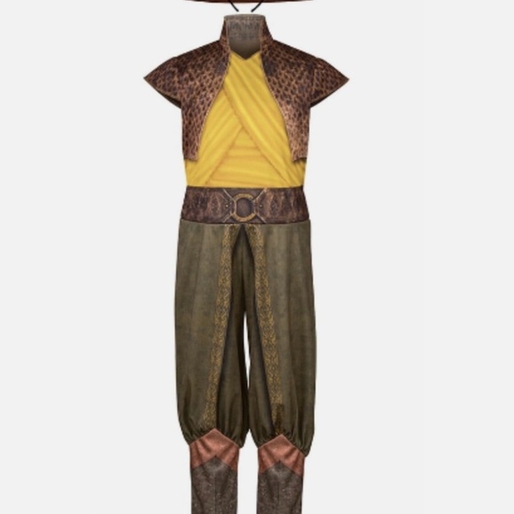 Disney Raya And The Last Dragon Girl's Jumpsuit and Hat Costume Set - Picture 4 of 10